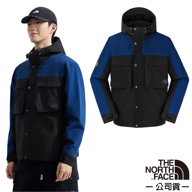 【The North Face】男女 YOTS M66 RIPSTOP 防水透濕連帽外套/8CAW-5T5 海域藍✿30E010